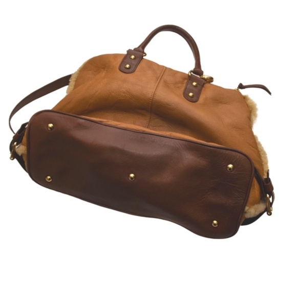 Rachael Ruddick Buttersoft Leather & Shearling Convertible Handbag - Picture 10 of 16